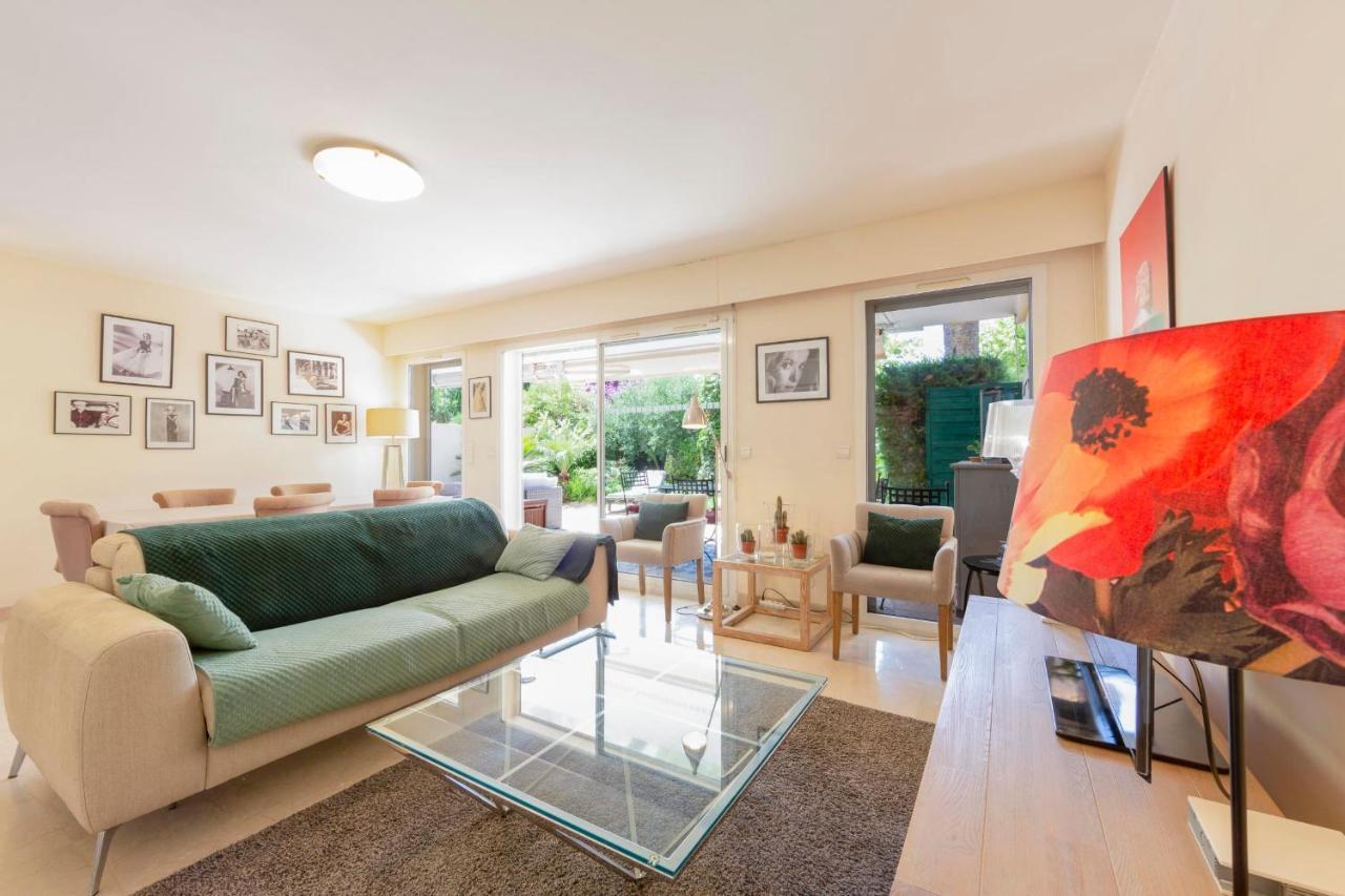 Apartment 2 Bedrooms2 Bathroomsdouble Terrace & Garden In Palm Beach Area คานส์ ภายนอก รูปภาพ