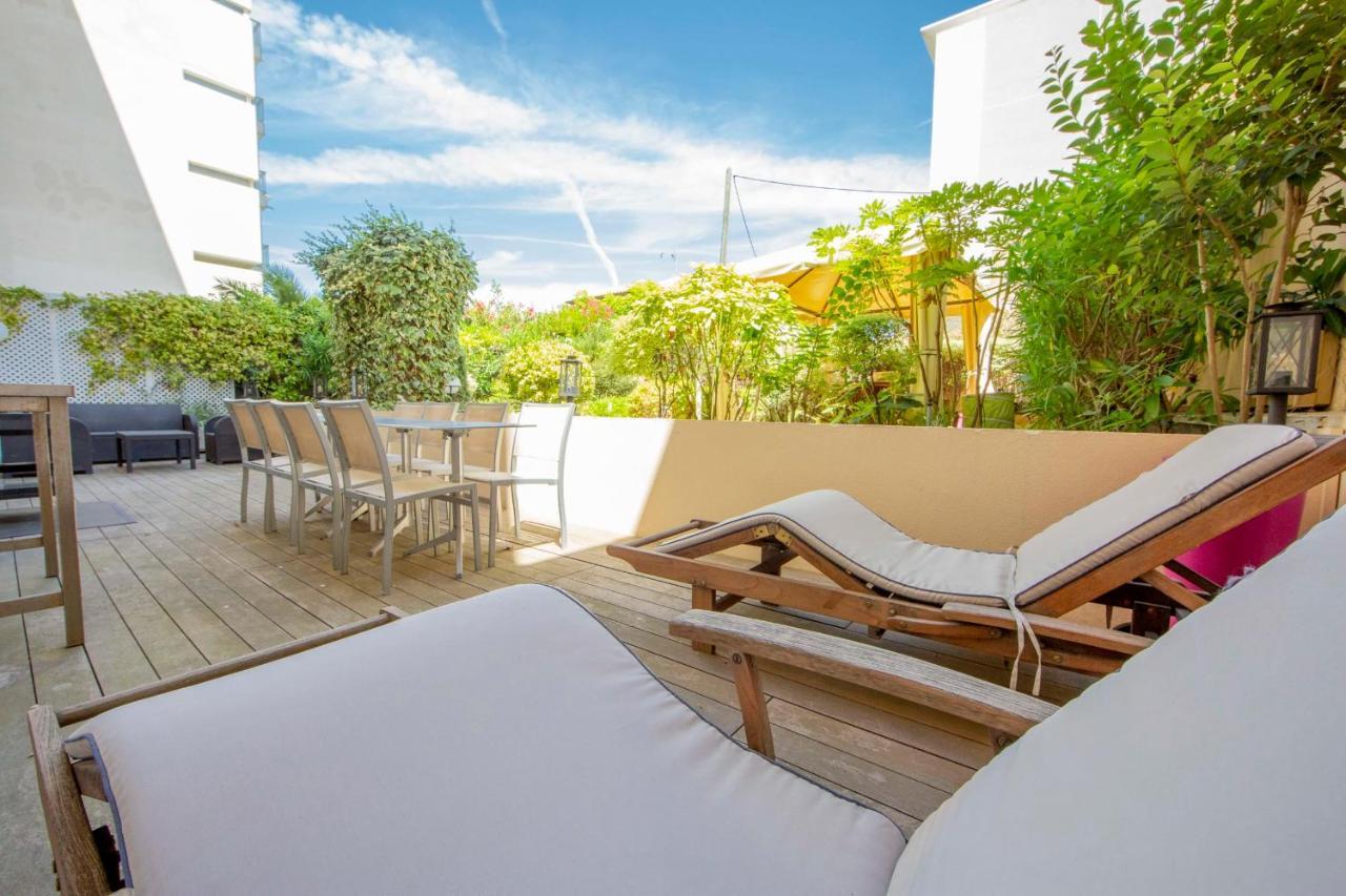 Apartment 2 Bedrooms2 Bathroomsdouble Terrace & Garden In Palm Beach Area คานส์ ภายนอก รูปภาพ