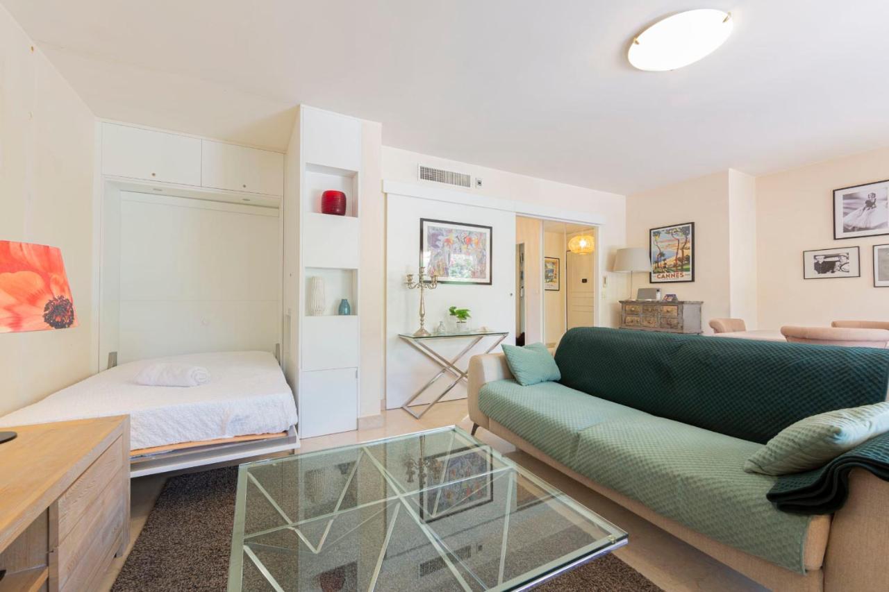 Apartment 2 Bedrooms2 Bathroomsdouble Terrace & Garden In Palm Beach Area คานส์ ภายนอก รูปภาพ