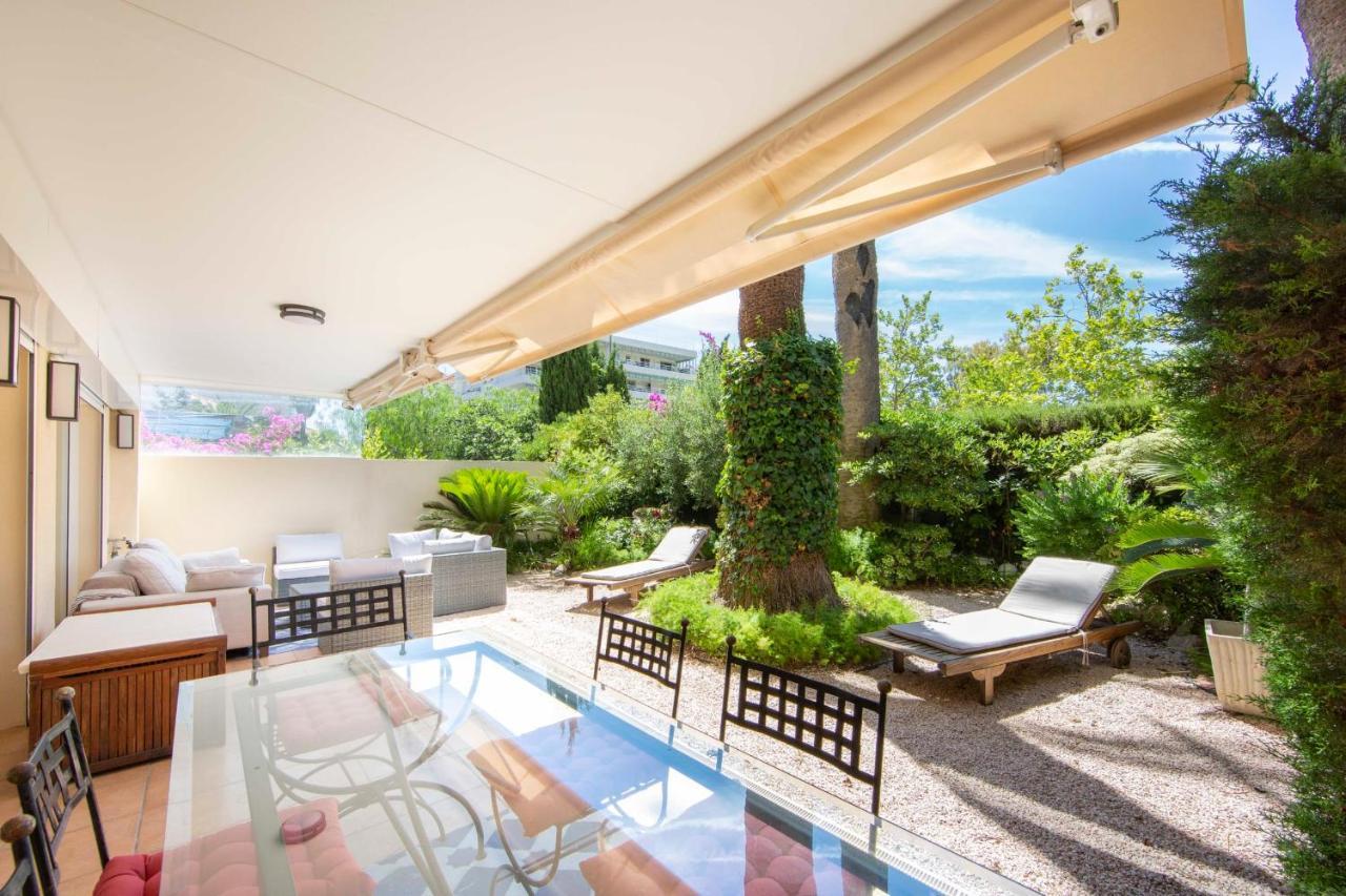 Apartment 2 Bedrooms2 Bathroomsdouble Terrace & Garden In Palm Beach Area คานส์ ภายนอก รูปภาพ